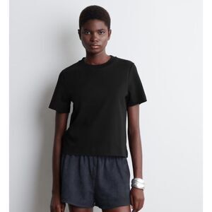 COS Black Cotton T-shirt